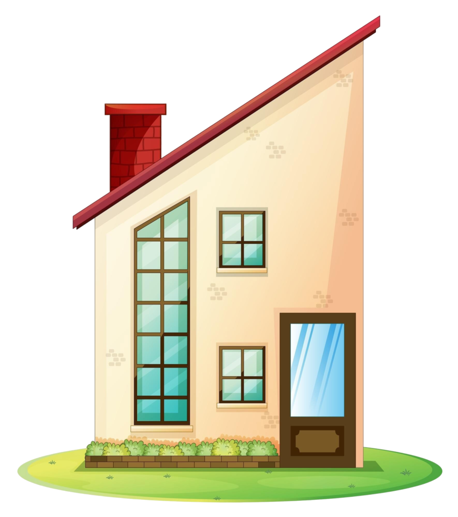 Abstract real estate background with home