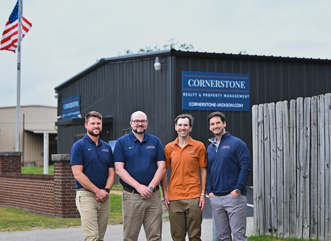 Residential property exterior in Jackson, Tennessee